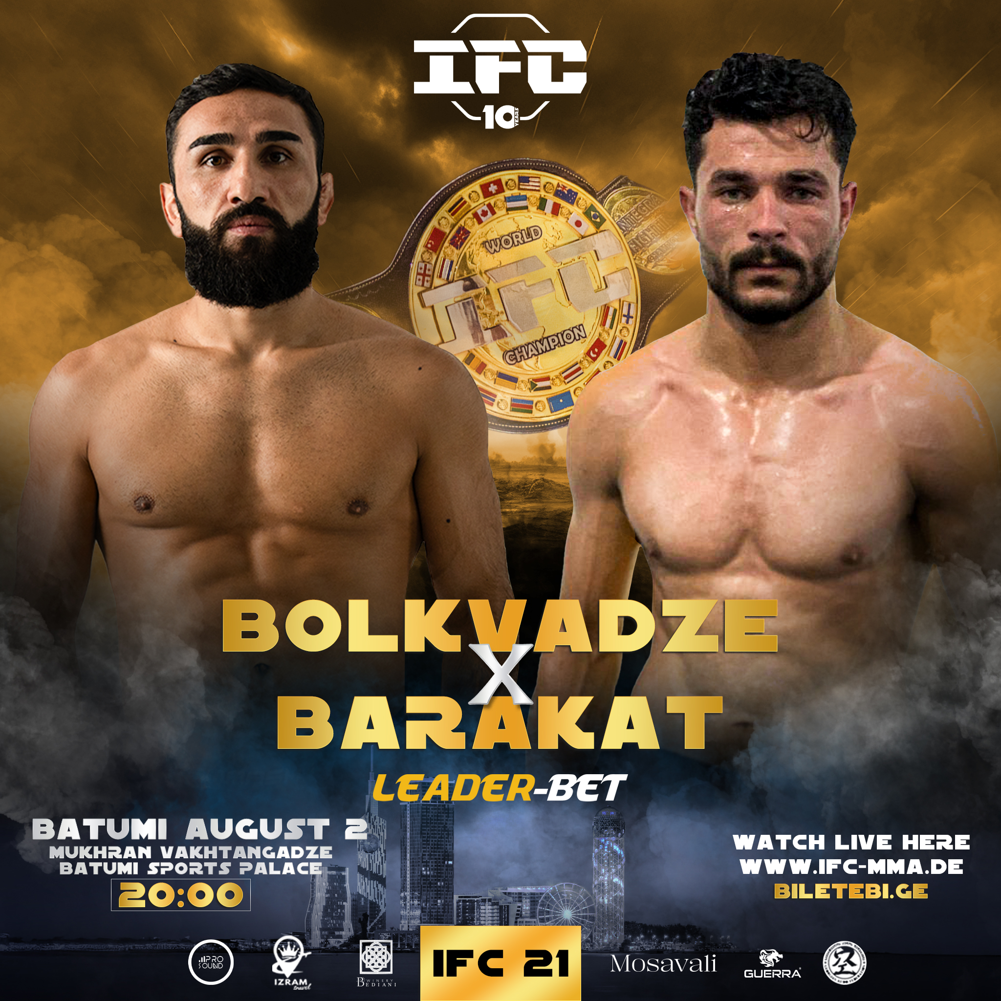 Bolkvadze VS Barakat GOLD